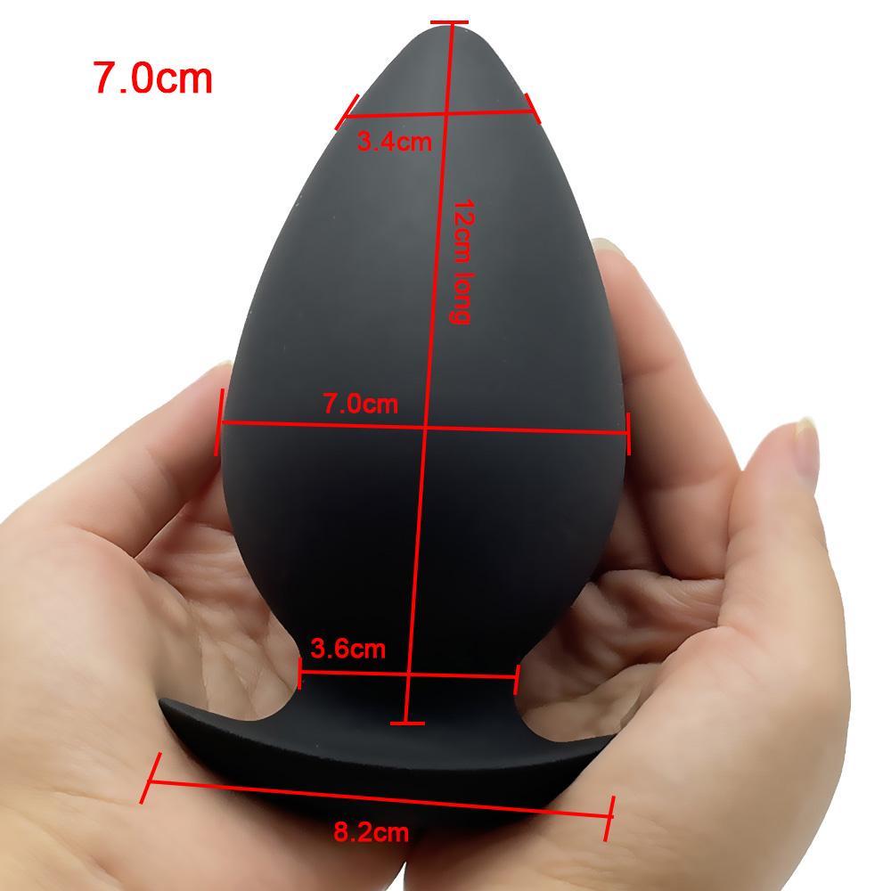 35-70mm Huge Anal Plug Silicone Butt Plug Anchor Wearing Big Anal Plug Prostate Massage for Men Women Anal Dilation Sex Toys