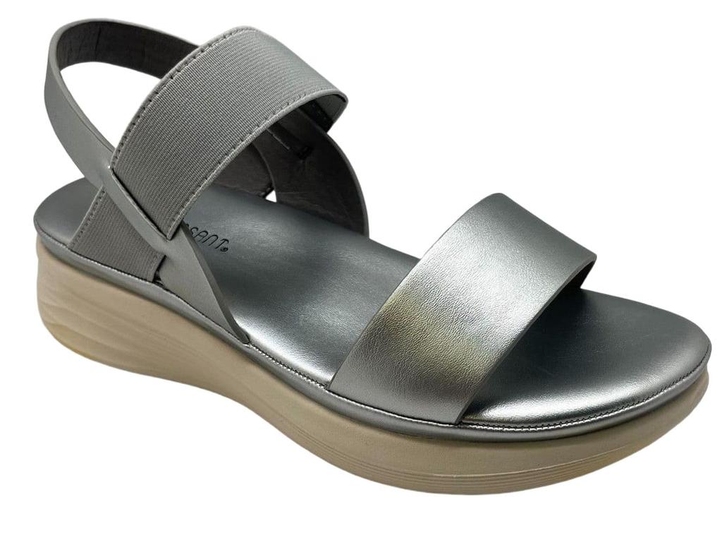 Lightweight Platform Sandals for Silver Large [Croissant] Sandals, Women, CR4603, (902)