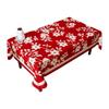 Red Festive Tablecloth Light Luxury High-End Wedding Coffee Table Cloth Dining Table Cloth Waterproof Tablecloth