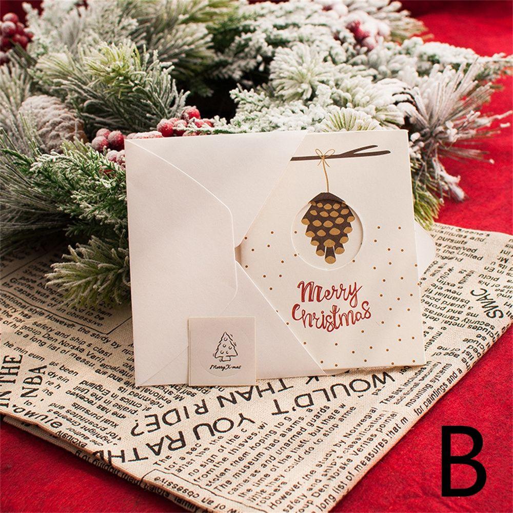 Card Wishes Card Stickers Wishing Message Cards Best Wishes Christmas Greeting Card Merry Christmas B