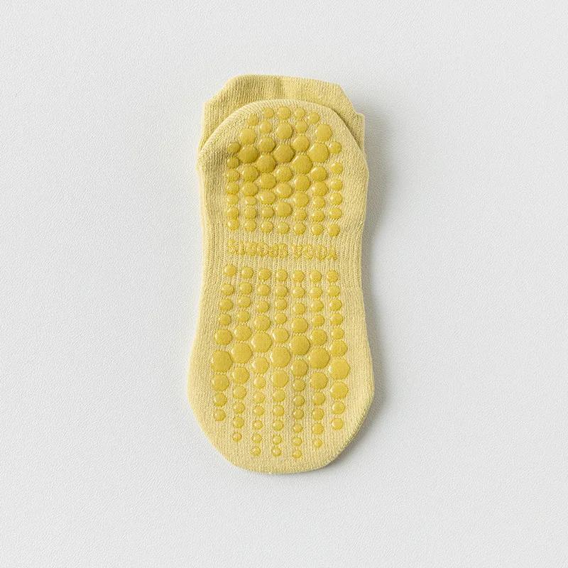 Breathable Cotton Low Cut Yoga Socks with Non-slip Design for Gym, Fitness, Dance, and Pilates In Multiple Colors