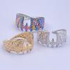1/2/3pcs Animal Ring Butterfly Cat Wings Shell Open Adjustable Stainless Steel Rings For Women Men Accessories Fashion Jewelry