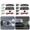 High Quality 4 Sensors LED Backlight Display Reverse Backup Radars Monitor System Parking Reverse Sensor Car Accessories