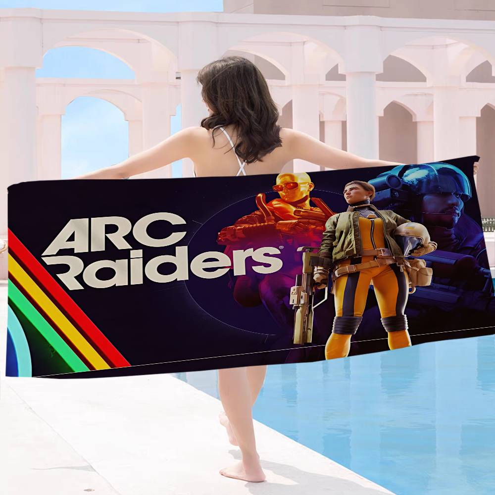 Game A-ARC R-Raiders Microfiber Printed Beach Towel Mountain Climbing Yoga Beach Swimming Running Absorbent Soft Towel