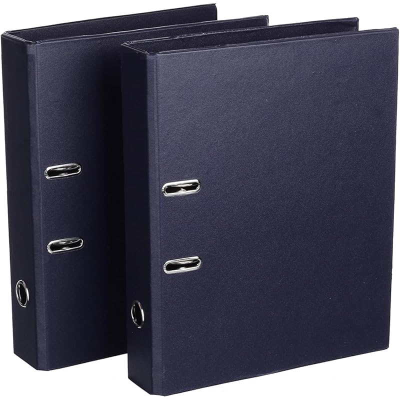 

Kaanuka Premium Lever Arch Box File/Folder | Index File | Box Binder File for Office Certificates and Documents A4,FS Si 4 синий