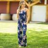 Floral Women Summer Long Wide Leg Pants Strappy Casual Beach Jumpsuit Us Romper