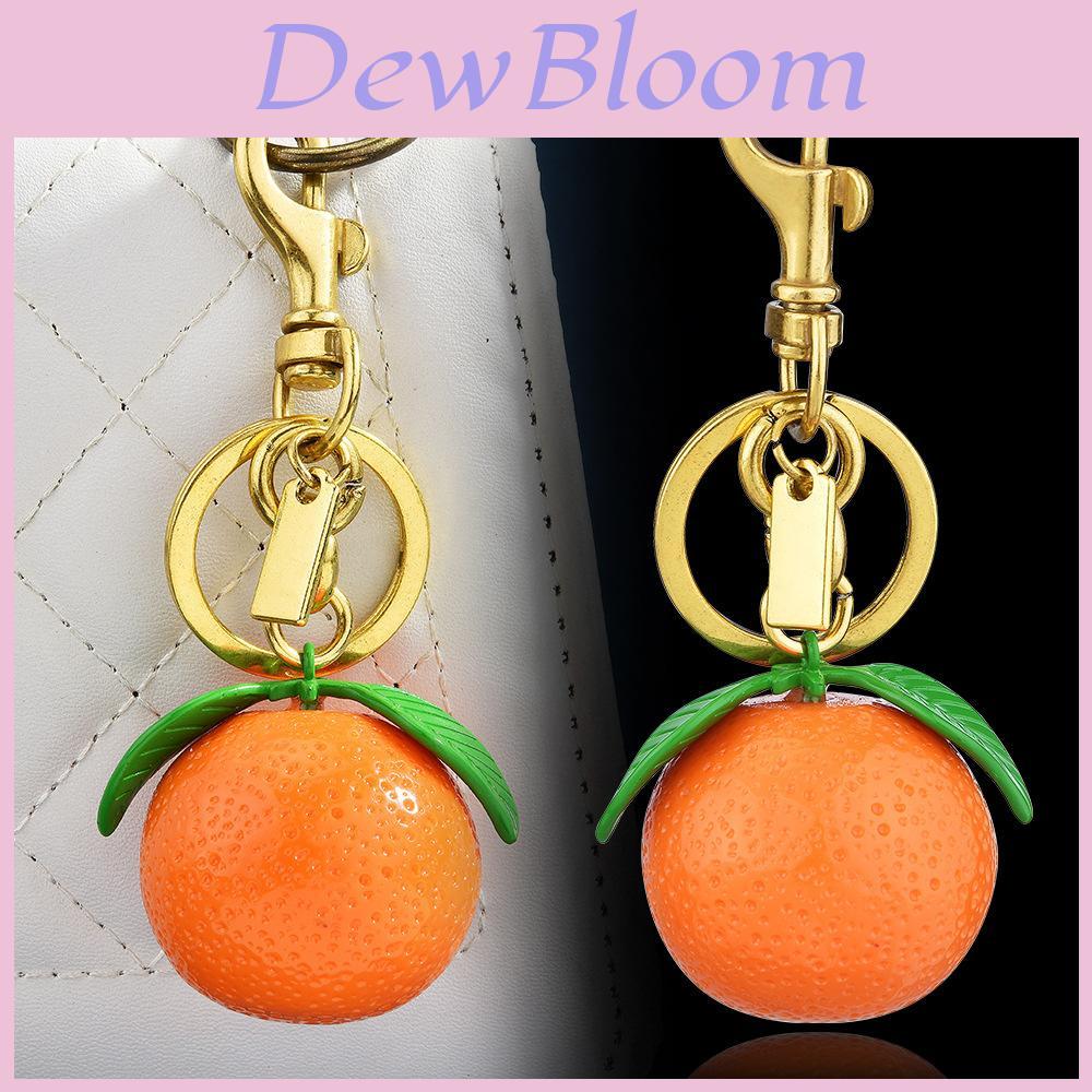 Fruit Keychain With Resin Material For Bag Decor And Summer Fashion Accessory