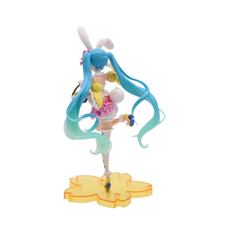 8 Zoll Hatsune Miku Anime Figur Rosa Kleid PVC Modell Action Spielzeug Kirschrosa Kirschblüten Dekoration Sammeln für Geburtstagsgeschenk