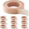 5/10/20/50PCS 9Mx1.25cm Non Woven Breathable Eyelash Extension Paper Tape Roll Fabric Adhesive Tape For Fake Eyelashes