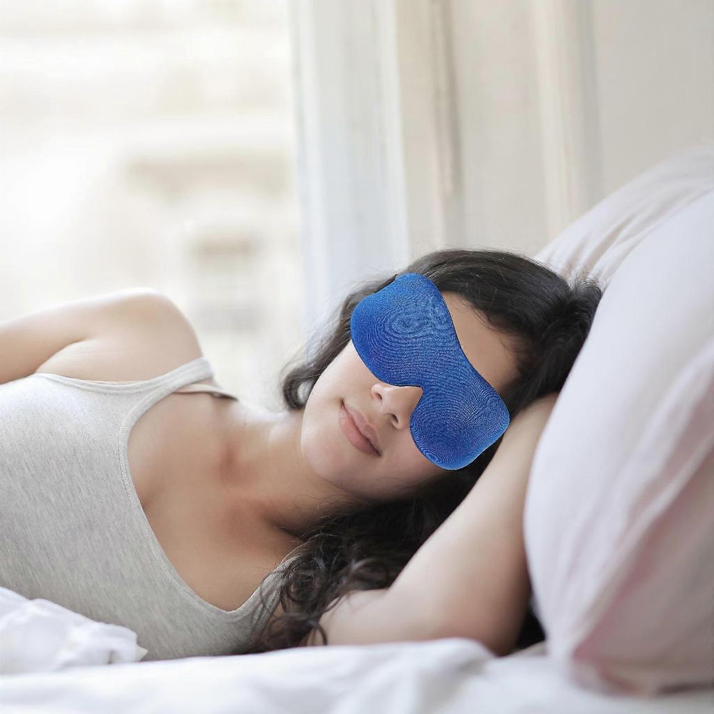 Bequeme Schlaf-Augenmaske Dreidimensionale Augenmaske für Damen Herren 12 Stück