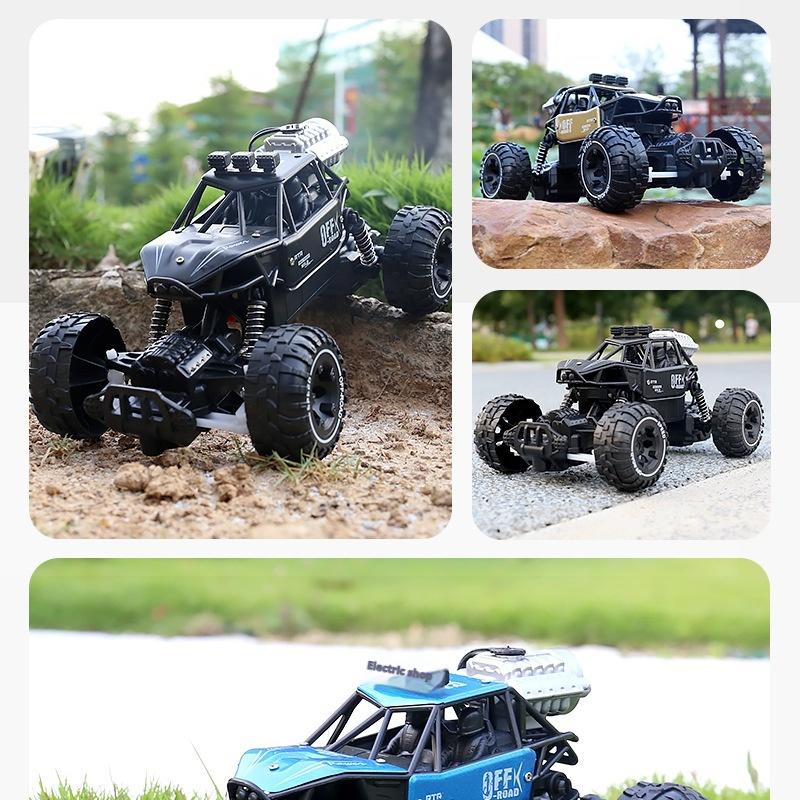 4Wd Rc Car Off-Road 4X4 Remote Control Buggy Truck With Led Lights Racing Drift Toy For Boys And Girls Children'S Gift