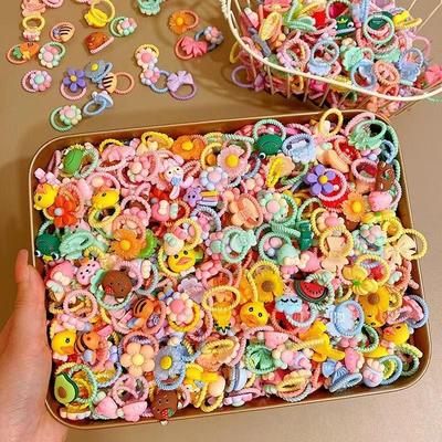 Children's Cartoon Hair Ties – Gentle, Cute Accessories for Baby Girls' Pigtails