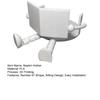 Napkin Holder Number 67 Shape Sitting Design Paper Towel Rack Easy Installation Bathroom Decor Organizer