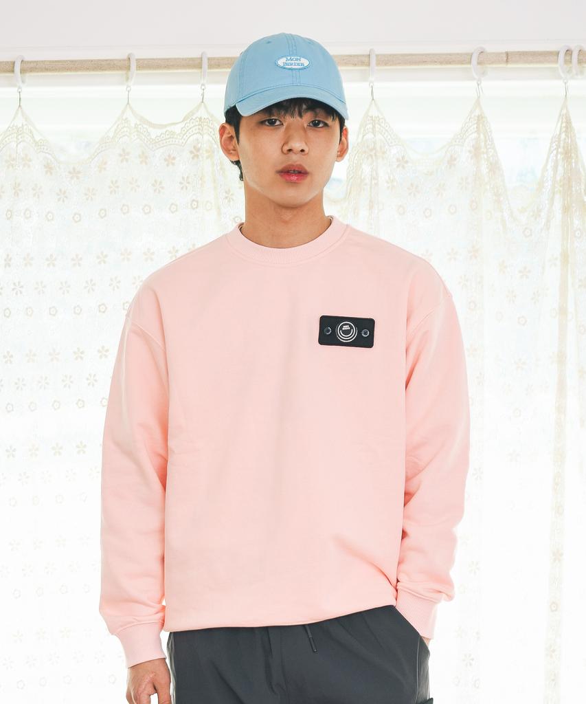 MONBIRDIE GOLF Ball Marker Patch Sweatshirt Pink