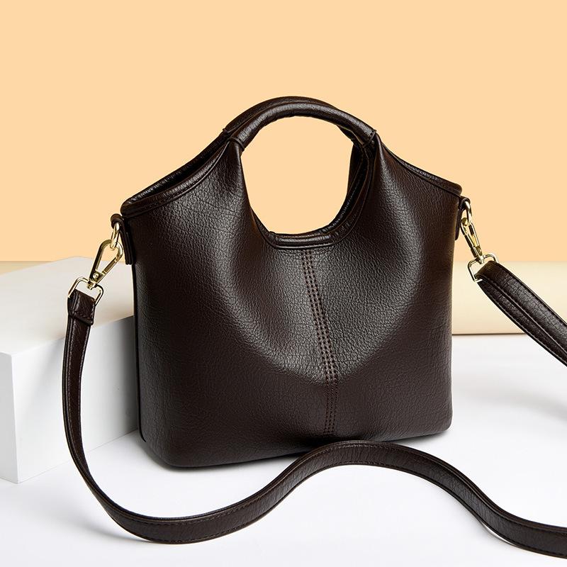 Bag 2025 New Versatile Retro Portable Large-capacity Tote Bag High-end Sense Commuter Niche One-shoulder Crossbody Bag