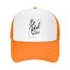Be True Not Perfect Lettering Mesh Baseball Cap Casual Hat Outdoor  For Womens Unisex FeUnisex