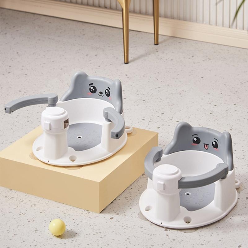 Easy To Remove Bathtub Seats Infant Bathtub Seat Baby Bath Seat for Sit-Up Bathing Provides Backrest Support for Baby