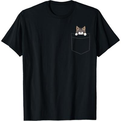 Maine Coon Cat In A Pocket Cute Pocket Maine Coon T-Shirt
