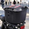 Cesta de Almacenamiento para Bicicleta Montada en la Parte Trasera de Larga Duración con Tapa Dura con Cerradura Trasera