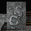 Flying Dragon Notebook Journal Writing Collection Commemorative Notebook Relief Embossing Medieval Notebook