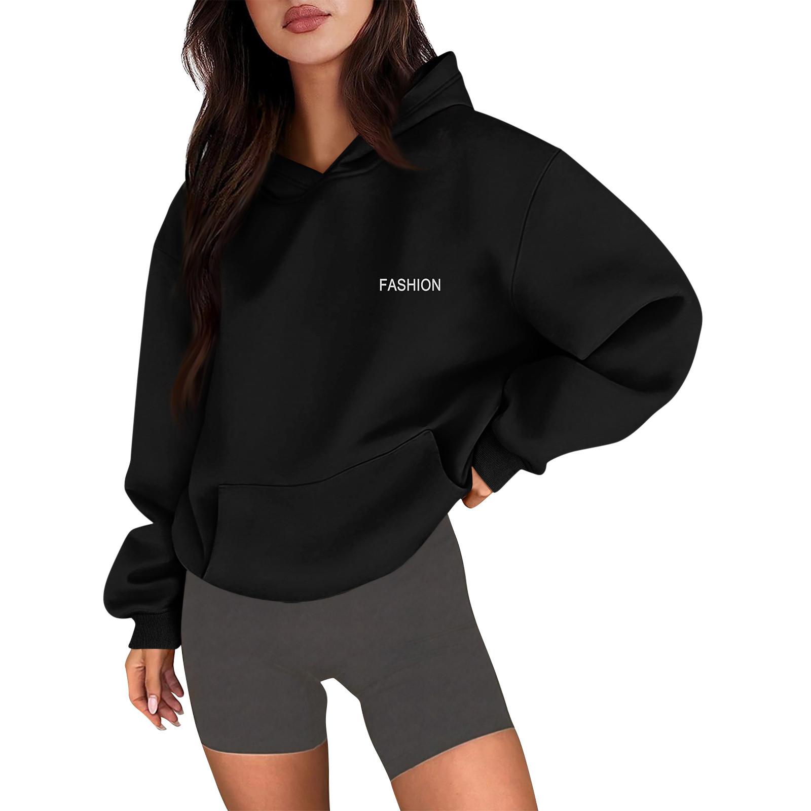 

Женская водолазка с капюшоном, свободный свитер с длинным рукавом и завязками на талии, женская толстовка XXL чёрный