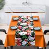 Colorful American Tablecloth, Waterproof, Oil Resistant, and Scald Resistant Rectangular Tea Tablecloth, PVC Table Mat