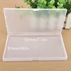 1Pc Plastic Transparent Box For Mask Storage Box Large Size Small Accessory Storage Frosted Plastic Box