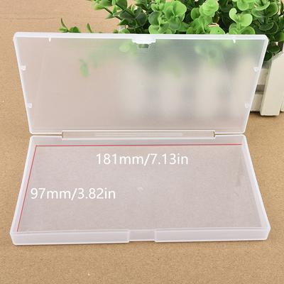 1 buc Cutie Plastic Transparentă Pentru Depozitare Măști Mărime Mare Depozitare Accesorii Mici Cutie Plastic Mată