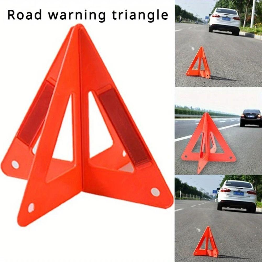 Foldable Car Emergency Breakdown Warning Red Stop Sign Reflector Car Accessories