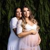 Платье макси с открытыми плечами для фотосессий длиной до пола, очаровательное платье для беременных, прозрачное платье со шлейфом из сетчатой ​​пряжи, одежда для вечеринок