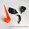 Dragon Bookshelf Nook Light 3D Printing Dragon Flame Book Nook Bookshelf Room Decoration Desktop Ornament Brithday Christmas