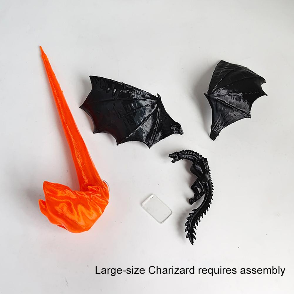 Dragon Bookshelf Nook Light 3D Printing Dragon Flame Book Nook Bookshelf Room Decoration Desktop Ornament Brithday Christmas
