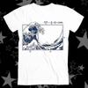 De Grote Golf bij Kanagawa Fibonacci De Gulden Spiraal in Geometrie Besteller Top Tee T-shirt 607