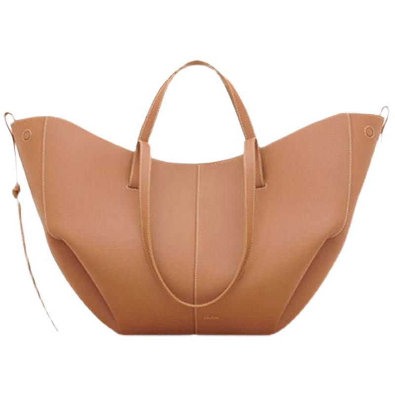 Celebrity Stijl Franse Tote Bag - Italiaans Lychee Koeienhuid, Lichte Luxe, Grote Capaciteit, Reistas