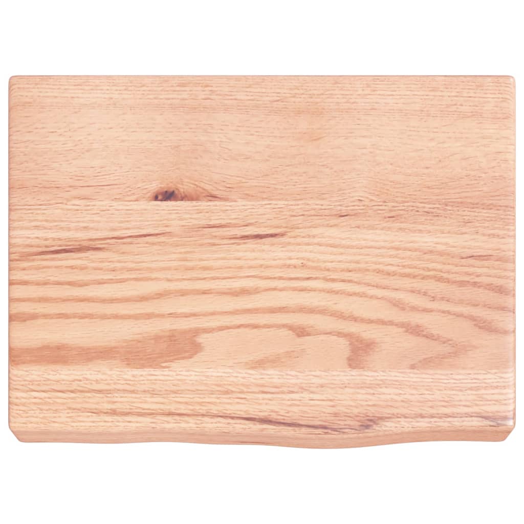 Washbasin Top Light Brown 40 x 30 x (2 6) cm Solid Wood Treated