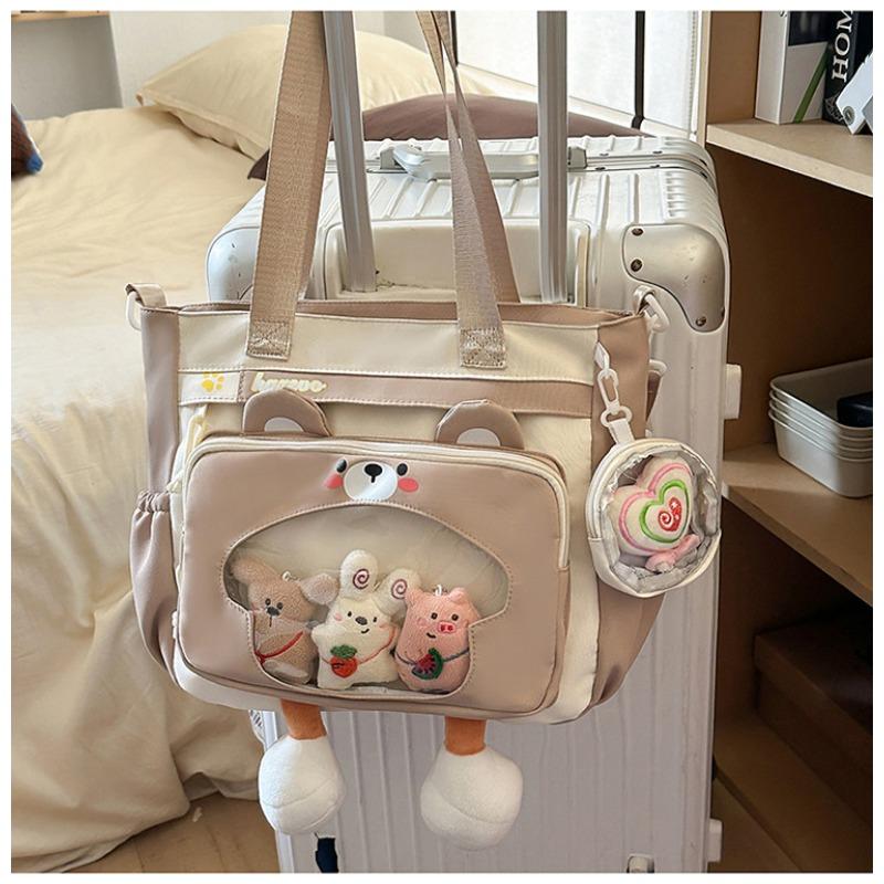 The new schoolbag is fresh and sweet, and the candy color is light and large-capacity make-up bag for junior high school students.