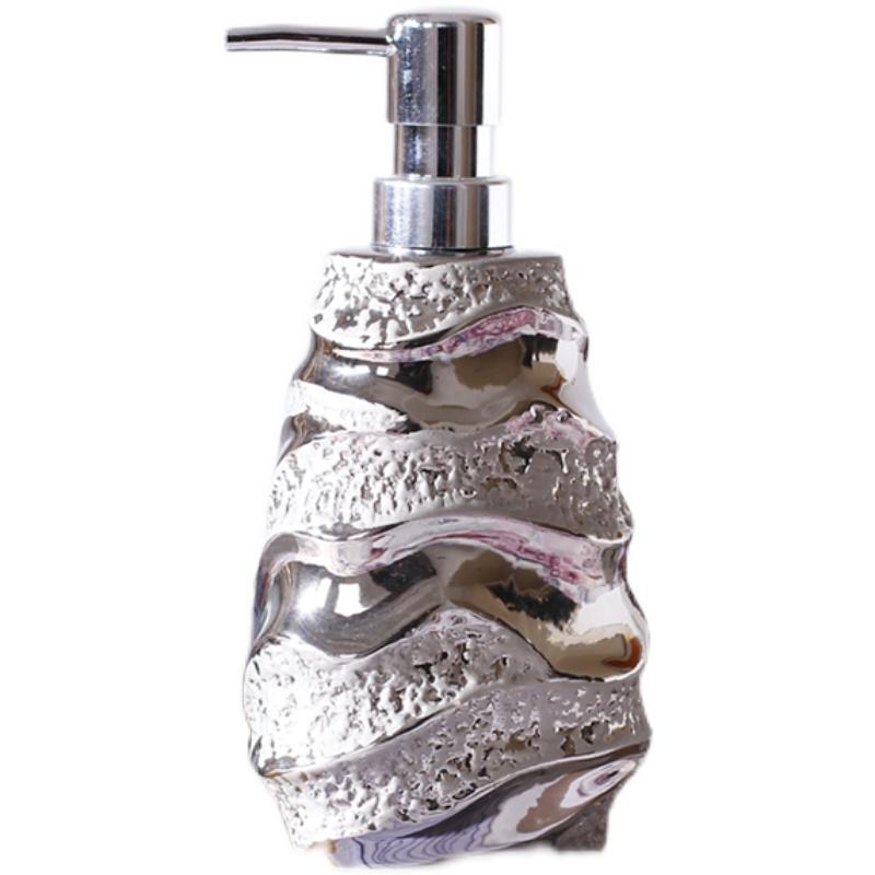 520ML Creative Ceramic Lotion Bottle Bathroom Gel Pressing Hand Wash Shampoo Body Wash Dispensed Bottle Bathroom Accessories