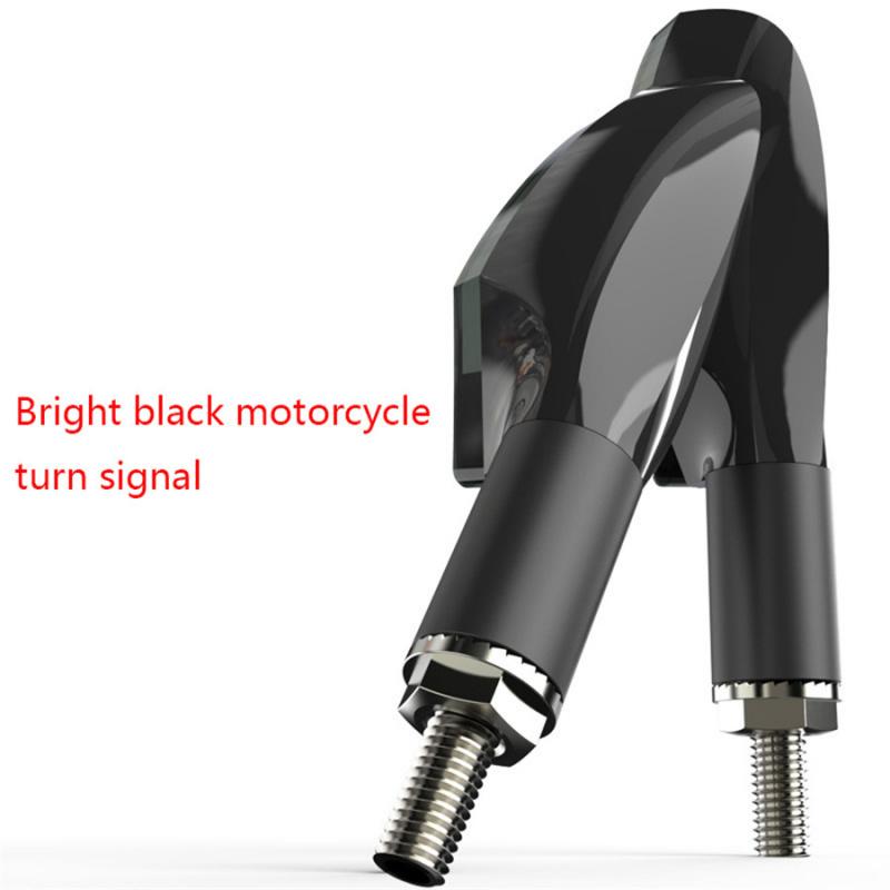 2X Dual Colors V Type Motorcycle Turn Signals Direction Lamp Led Indicator Light