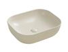 Bella countertop washbasin 50.5X40.5 CM oval beige matt