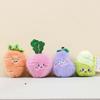 Adorable Cartoon Vegetable And Fruit Plush Keychain Cute Banana Durian Carrot Doll