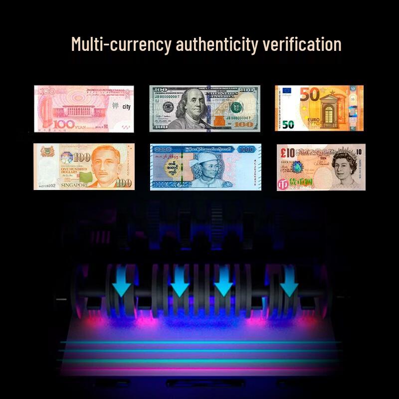 Henry E85 Smart Multi-Currency Money Counter & Detector CN plug (adapter included)