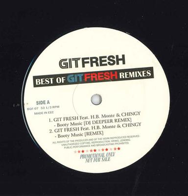 12inch Record GIT FRESH - Best Of Git Fresh Remixes BGF07 UNKNOWN 2008 Unknown Rap & Hip-Hop/R&B Used
