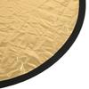 Silver Gold 2 In 1 Reflector Portable   Round Light Reflector for Photography Photo Lighting