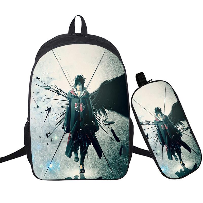 Riman 3D Digital Printing Backpack Two-piece Set Full-color Backpack Student Schoolbag