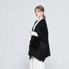 Mink Pocket Wool Cape Bk 15070ss