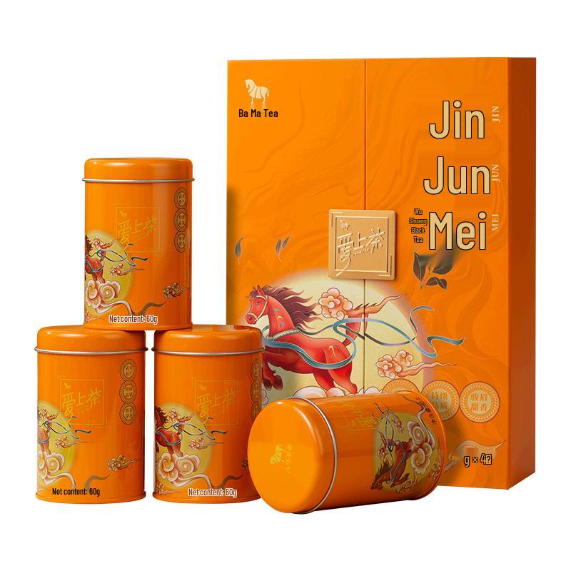 Bama Tea Wuyishan Jin Jun Mei Premium Black Tea Gift Set 240g