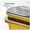 Disposable Gold Round Aluminum Foil Takeout Containers