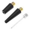 3 pcs Portable Multi-Purpose Inflation Nozzle Kit for Bike Ball Sports Air Pump Accessories