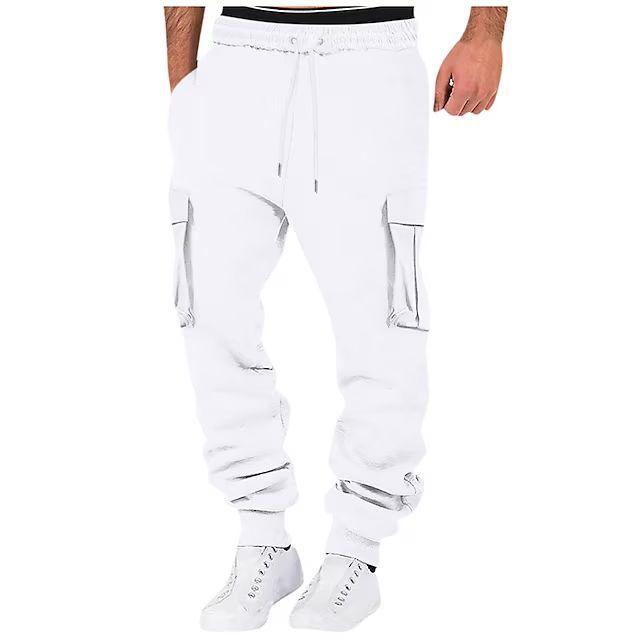 Summer new multi-pocket tooling casual pants men's trend sports long pants