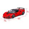 Burago 1:24 Ferrari SF90 XX STRADALE Offiziell lizenziertes Luxusfahrzeug aus Legierung Diecast Cars Modell Spielzeugsammlung Geschenk